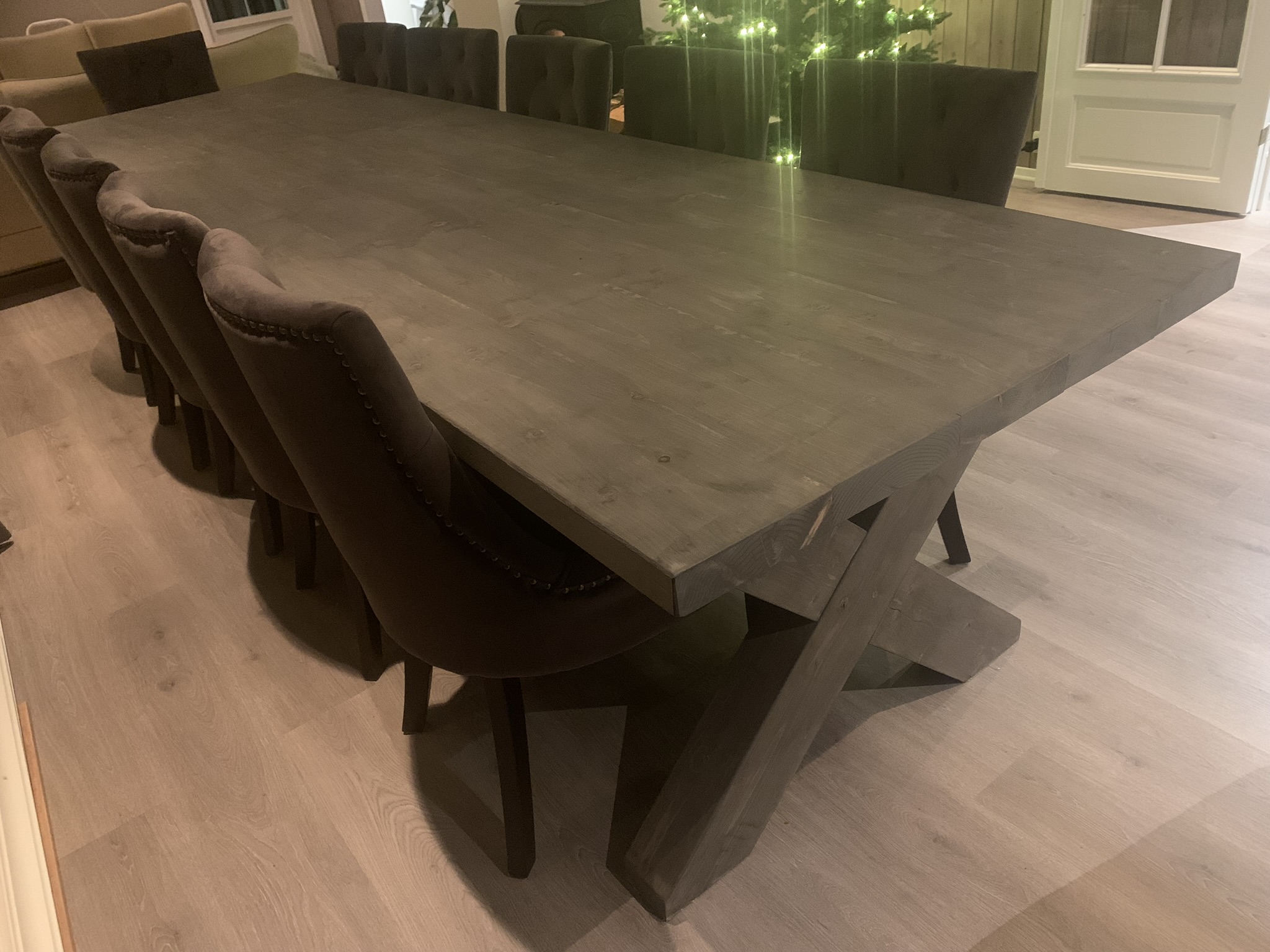 Bordet pyntet til jul