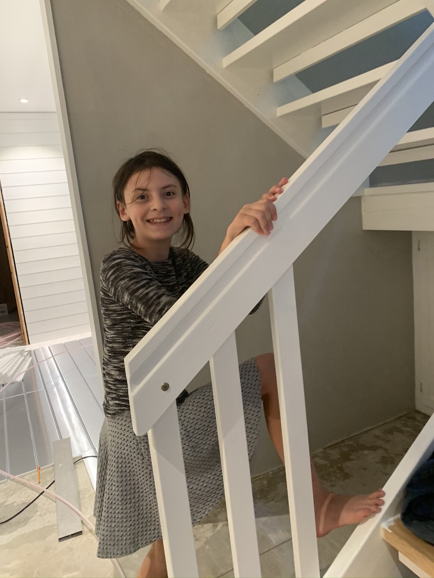 Noen syntes trappa var bra nok til å posere i